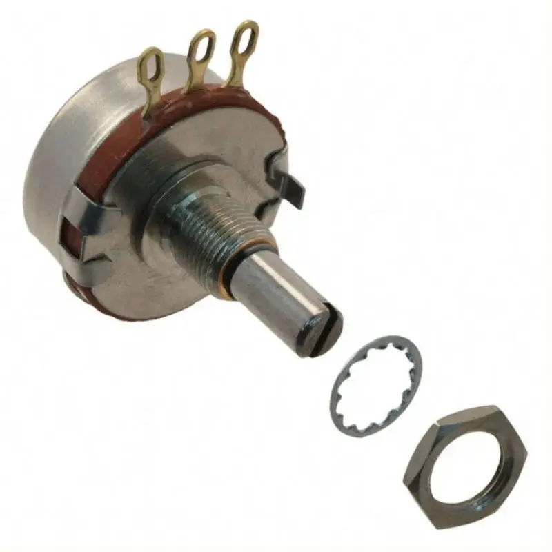 2.5Kω Linear Potentiometer – 1/4" Shaft, 2W, 22Mm Body, 22.5Mm Round Knob 1