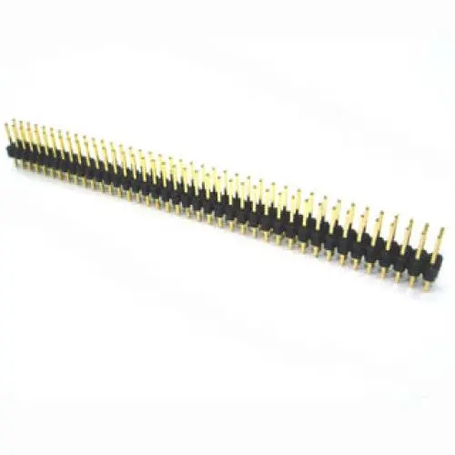 2.5Mm Pitch Dip Header – 80-Pin, Gold-Plated, 3/6 Contact 1
