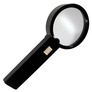2.5× Illuminated Handheld Magnifier – 90 Mm Lens With Built-In Led Lighting (84-1497-1) 1