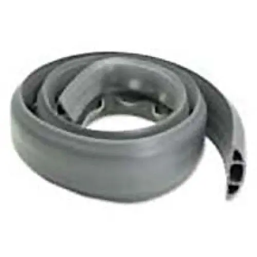 2.5X72-Inch Floor Cord Protector Kit – Gray Rubber Cable Cover With Adhesive Tape 1
