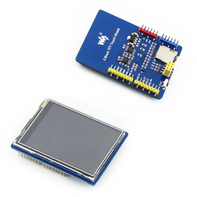 2.8-Inch Color Tft Display Shield With Microsd Slot – Arduino-Compatible 1