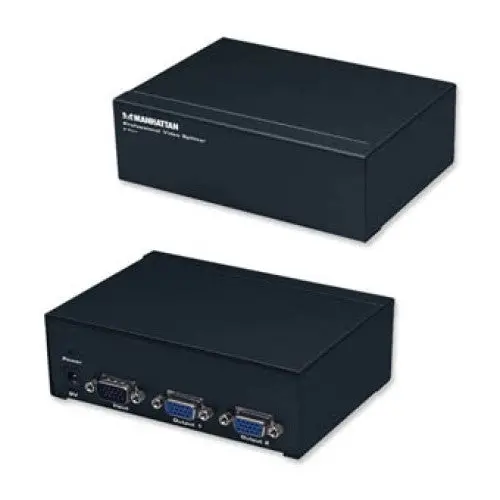 2-Port Vga Splitter – Distributes Signal To Two Displays 1