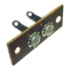 2-Position Solder Lug Terminal Strip – Bakelite Base, Pack Of 4 1