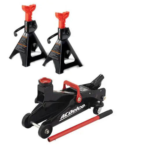 2-Ton High-Lift Trolley Jack – Includes Two Heavy-Duty Jack Stands 1