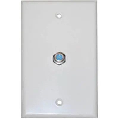200-251Iv Single-Gang Ivory Wall Plate – Female-Faceplate, Plastic Construction 1