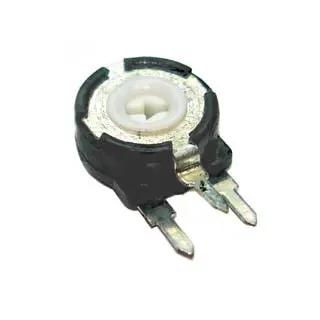 200 Ω Trimmer Potentiometer – 15 Mm Round, Surface-Mount, Transformer-Style Adjustment 1