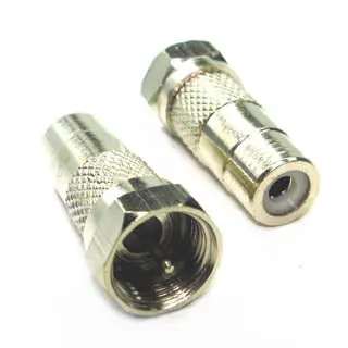 21-126-1 – Rca Female-To-Female Adapter Plug (F-Type To Rca Jack) 1