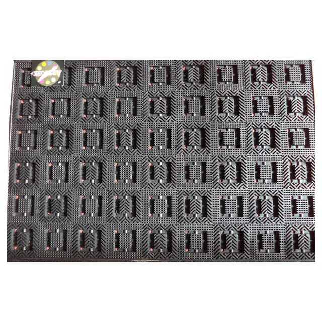 24 X 36-Inch Black Rubber Entrance Mat For High-Traffic Areas 1