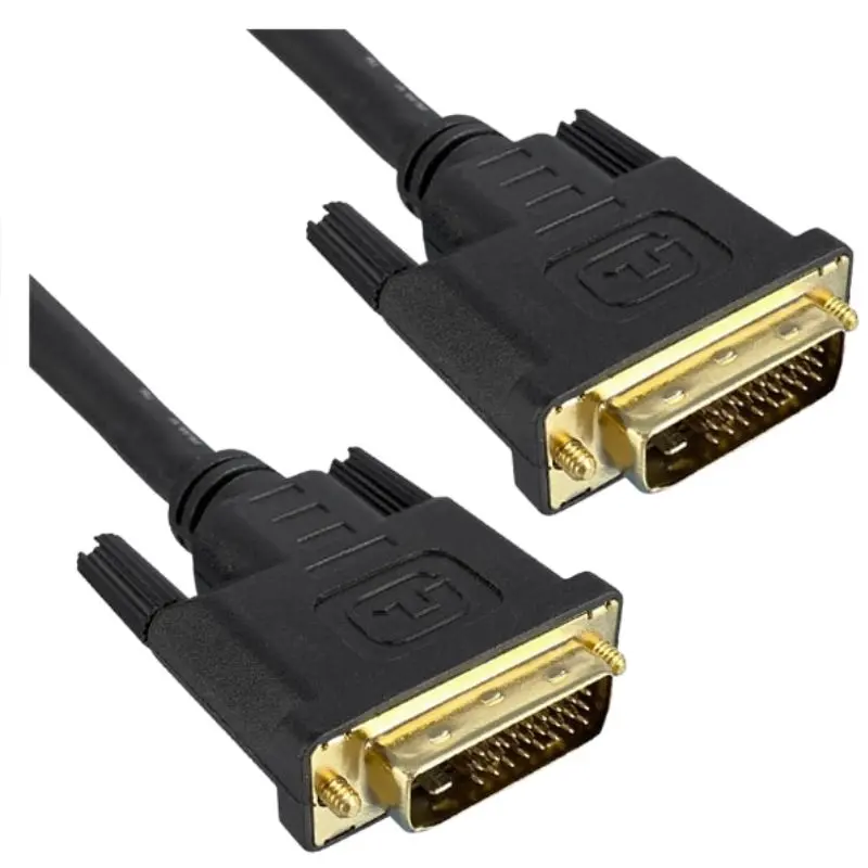 25Ft Dual-Link Dvi Male-To-Male Cable With Ferrite Core – Black, Cb-Dvi152/25 1