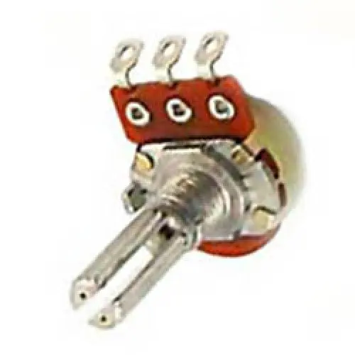 25K Ohm Linear Potentiometer – 1/4-Inch Round Shaft, 16Mm, Solid Knurl, Pc Mount 1