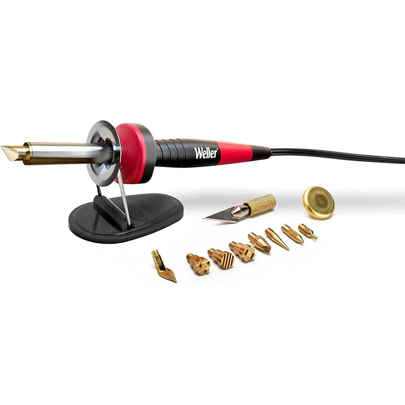 25W Soldering & Woodburning Iron – 35-Piece Interchangeable Tip Kit (Qas-9402) 1