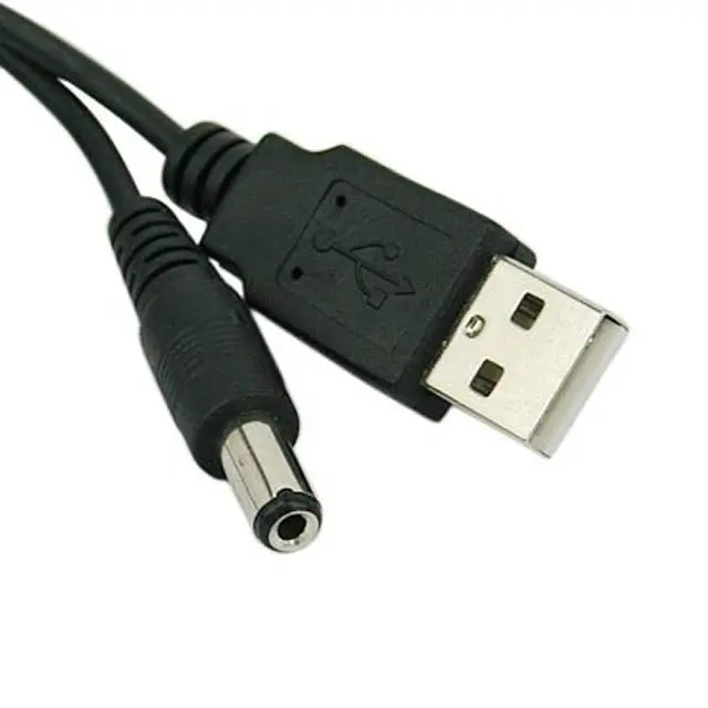 2697 Usb-A To 2.1Mm Dc Barrel Plug Cable – 3-Foot Charging/Power Cord With C-Type Connector 1