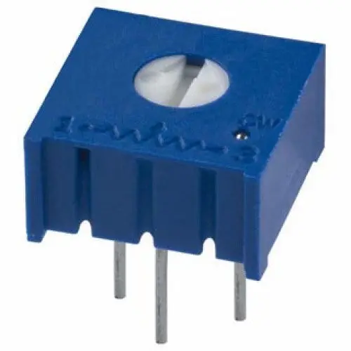 2K Ohm Square Trimmer Potentiometer – 10Mm Shaft, Through-Hole Mount 1