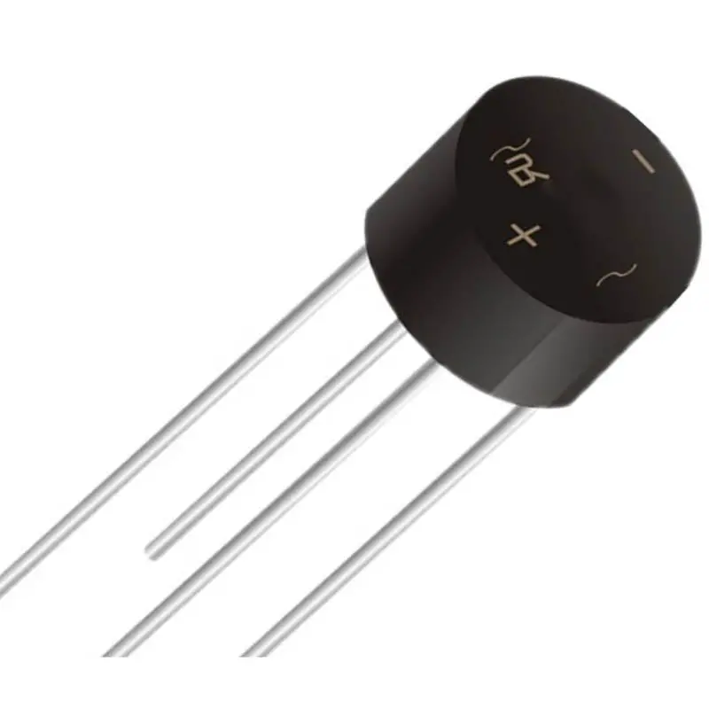 2W10 Solder-Terminal Bridge Rectifier – 2A, 1000V, 4-Pin Wob Package 1