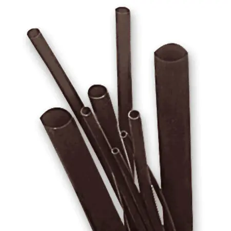 3/4-Inch Black Polyolefin Heat Shrink Tubing — 4-Inch Length, Ip67-Rated, Pack Of 2 1