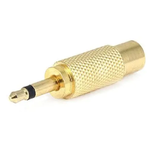 3.5 Mm Mono Plug To Rca Jack Adapter – Audio Signal Converter 1
