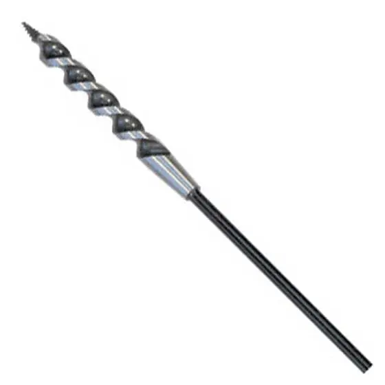 3/8-Inch Wood Auger Drill Bit – 72-Inch Length With 3/16-Un Shaft 1