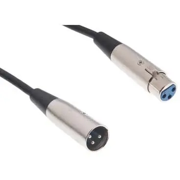 3-Foot Tin-Plated Xlr Cable – Male To Female, 3-Pin Configuration 1