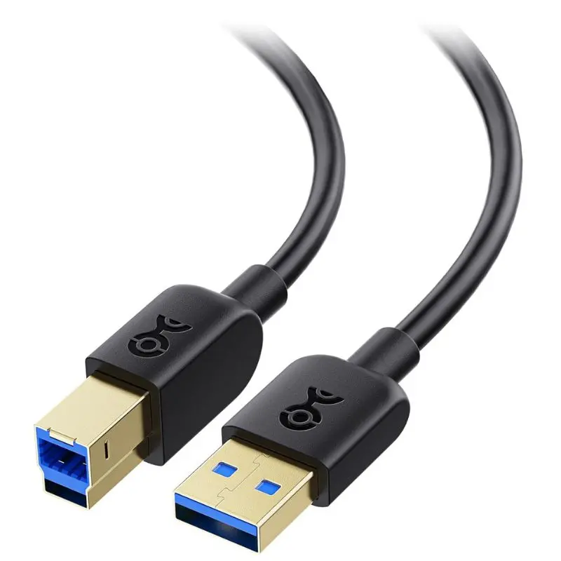 3 Ft Usb 3.0 A-To-B Shielded Cable – Black Male-To-Male 1