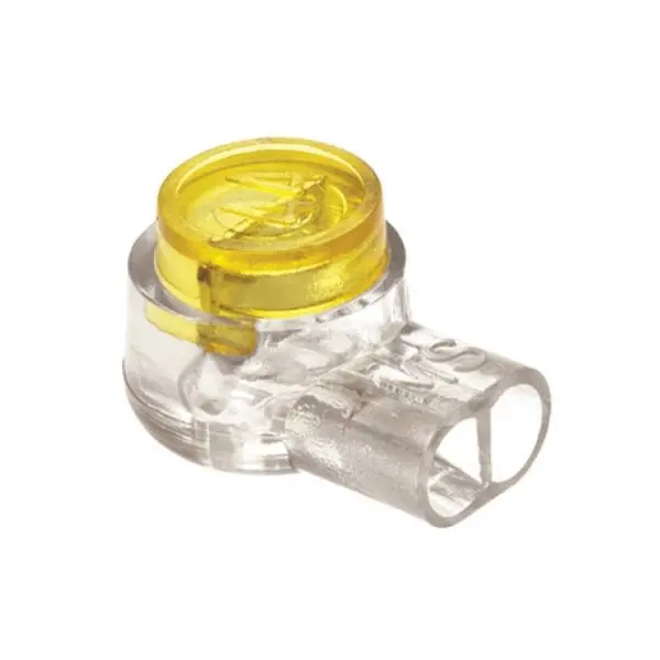 3-Wire Yellow Modular Inline Splice – Gel-Filled Tap Connector, 100-Pack 1