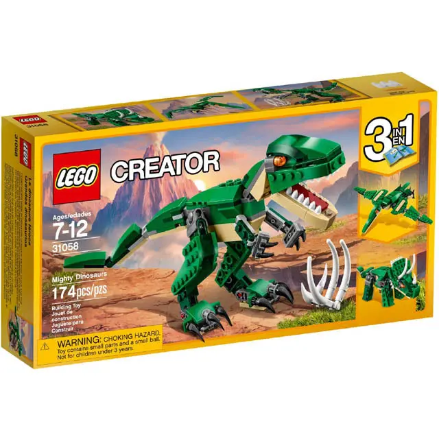 31058 - Mighty Dinosaurs Creator Building Set (174 Pieces) 1