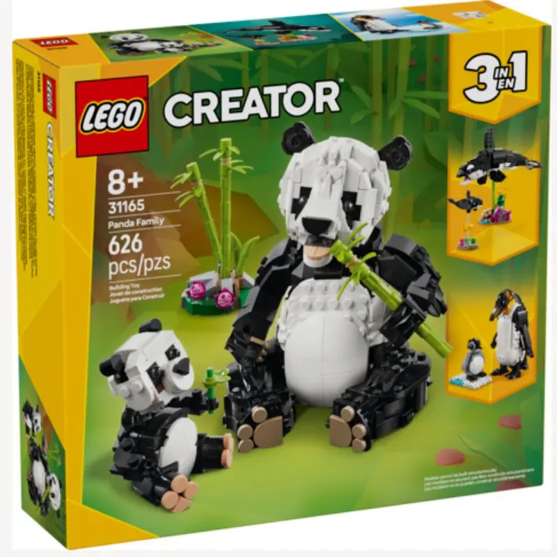 31165 Lego Creator Wild Animals Set – Panda Family Building Kit (626 Pieces) 1