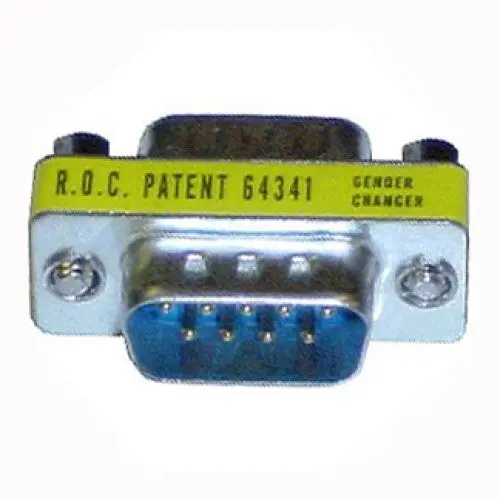 32-021-1 Compact Db9 Gender Changer – Dual-Male 9-Pin Serial Adapter, Low-Profile Design 1