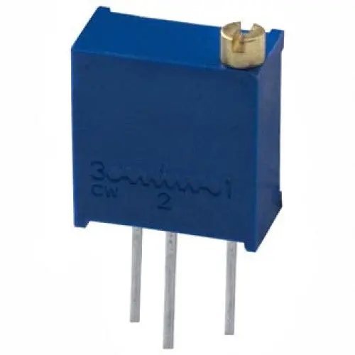 3262W-1-105 Trimmer Potentiometer – 1M Ohm, Through-Hole, 7Mm Square Package, Transformer Style 1