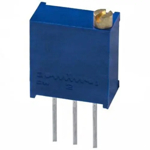 3296W-1-104 Trimmer Potentiometer – 100K Ohm, Through-Hole, 10Mm Square Package, Sip Mount 1