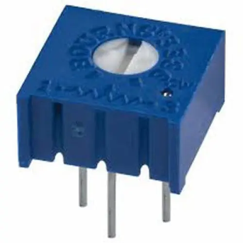 3386P-1-503 – 50Kω Square Trimmer Potentiometer: 10Mm, 0.5W, ±10%, Through-Hole Pins 1