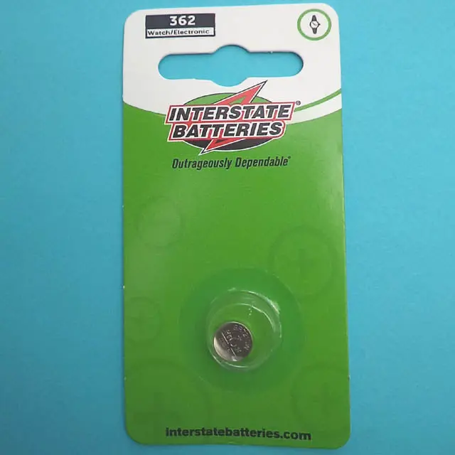 362 Silver Oxide Button Cell, 1.55V – Compatible With Sr721Sw, Sr58, Ag11, And Lr721 1