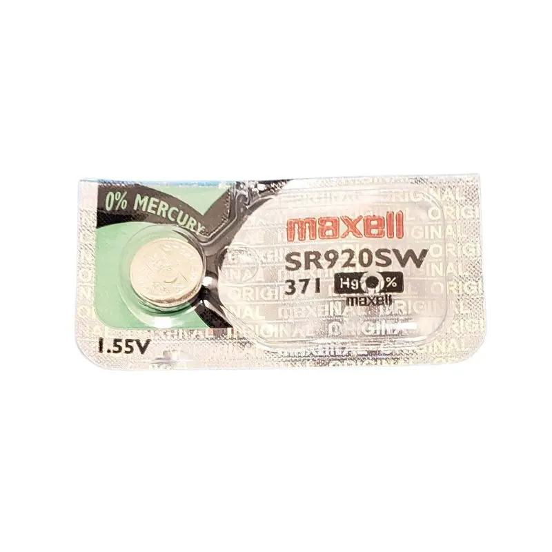 371 Silver Oxide Button Cell, 1.55V, General-Purpose 1