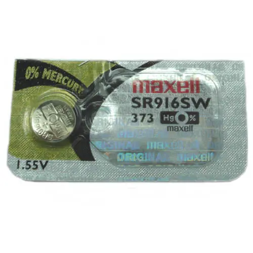 373 Silver Oxide Watch Battery, 1.55V, Sr916Sw Equivalent 1