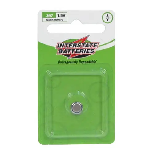 397 Silver Oxide Button Cell – 1.55V, Replacement For Sr726Sw, Ag2, 607 & Sb-Al 1