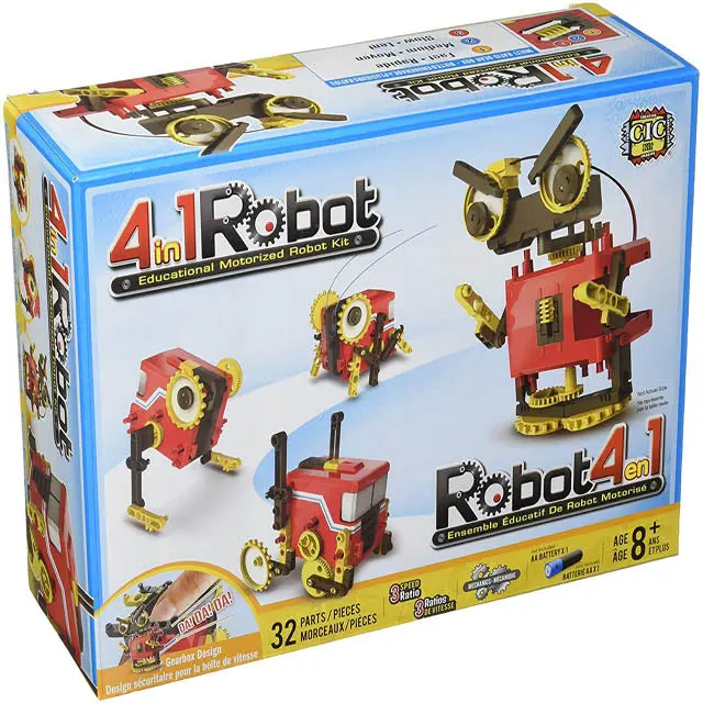 4-In-1 Educational Motorized Robotics Kit For Hands-On Stem Learning (Cic21-891) 1