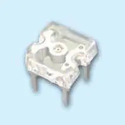 4-Pin Square Green Led – Waterclear Lens, Flat Top, 3.5V 20Ma, 7.6×7.6Mm (2-Pack) 1