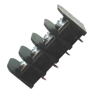 4-Pole Single-Row Pcst Terminal Block, 8.2Mm Centerline, #6-32 Screw, 16.34Mm Width 1