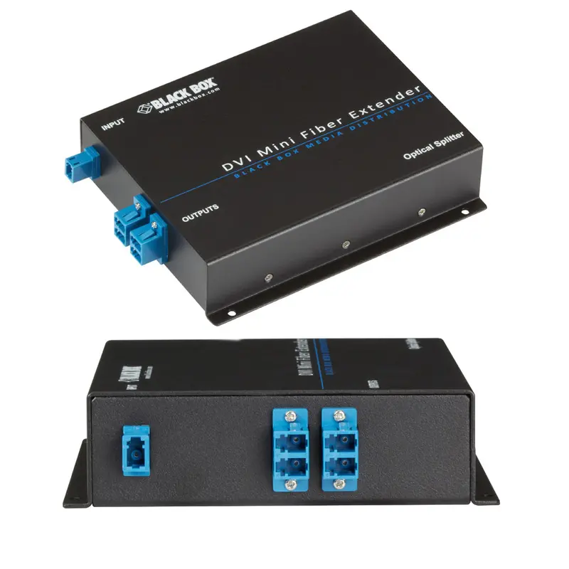 4-Port Optical Splitter – Compatible With Avx-Dvi-Fo-Mini Hdmi Extender Kit 1