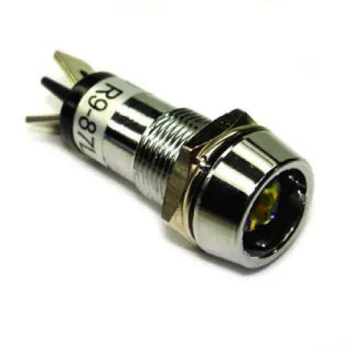 40471 – 12V Amber Led Indicator, 13Mm Panel Mount, Quick-Connect Terminals 1