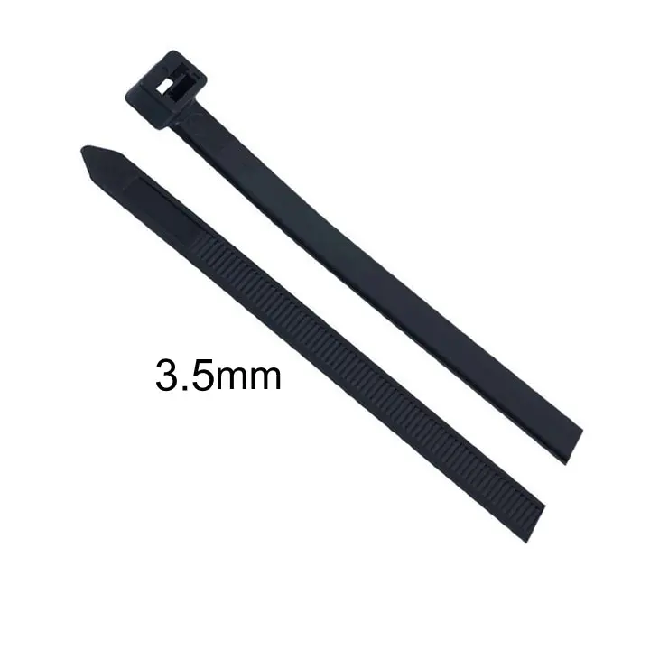 46-210Uvbw – Uv-Resistant Black Nylon Cable Tie, 11 Inches, 45 Lb Rating, 3.5 Mm Thickness, 100 Count 1