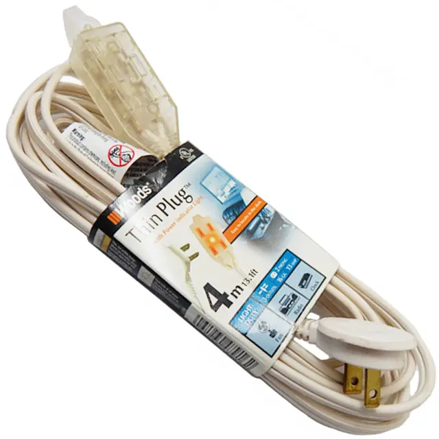 47916 Heavy-Duty Extension Cord – 13-Foot, 13A, 125V, 1625W, Triple Outlet 1