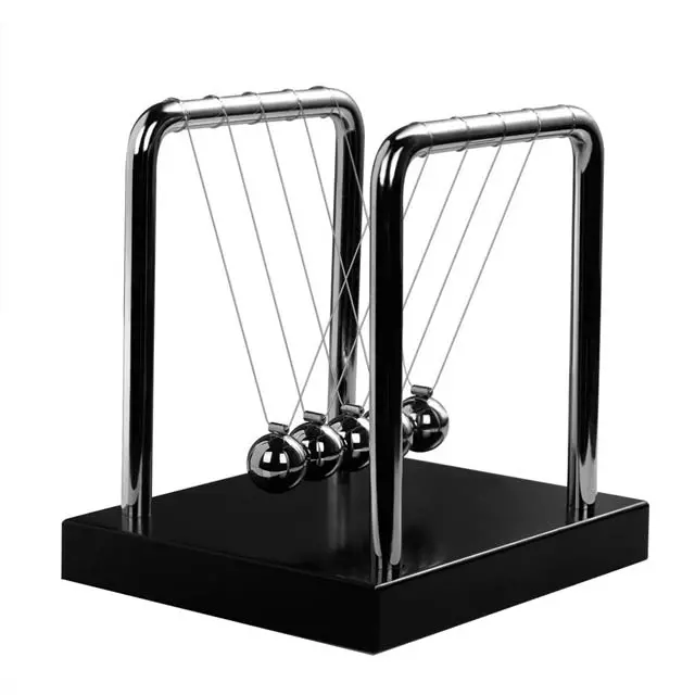 5.5-Inch Newton’S Cradle – Compact Kinetic Energy Demonstration Model 1