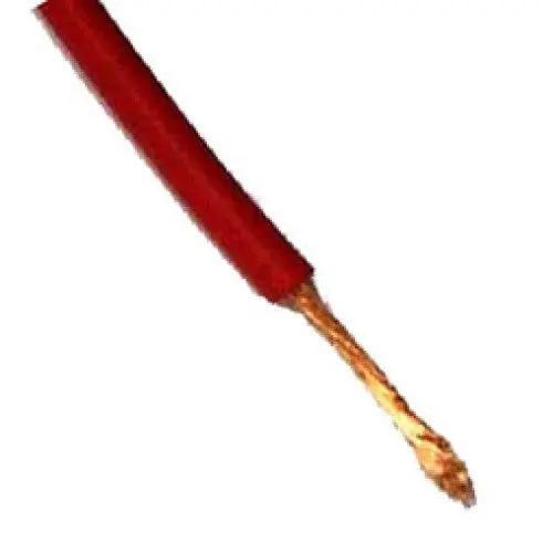 50-Foot Red Test Lead Wire — 18 Awg, Heavy-Duty Insulated Probe Cable 1