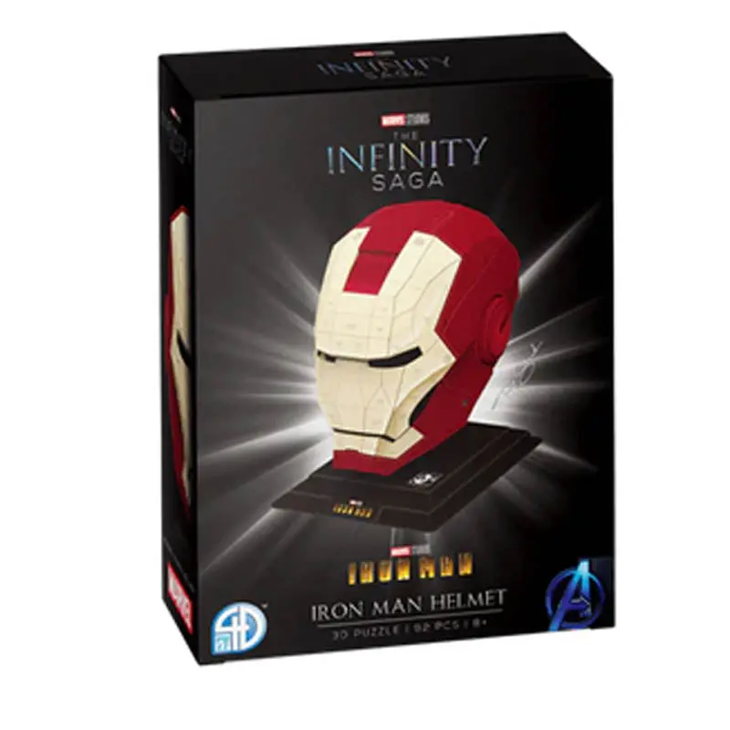 51031 – Iron Man Helmet 3D Puzzle Kit, 92-Piece Plastic Assembly 1