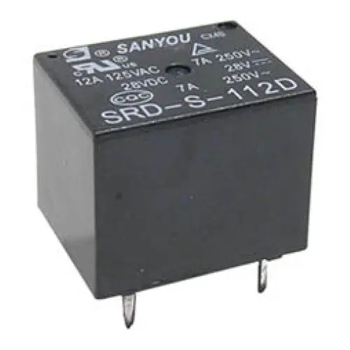 5Vdc Electromechanical Relay – Spdt, 10A Load Rating, 250Vac/30Vdc, Pcb Mountable 1