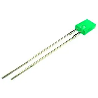 5×8 Standard Rectangular Green Diffused Led – 1.5 Mcd Output (4-Pack) 1