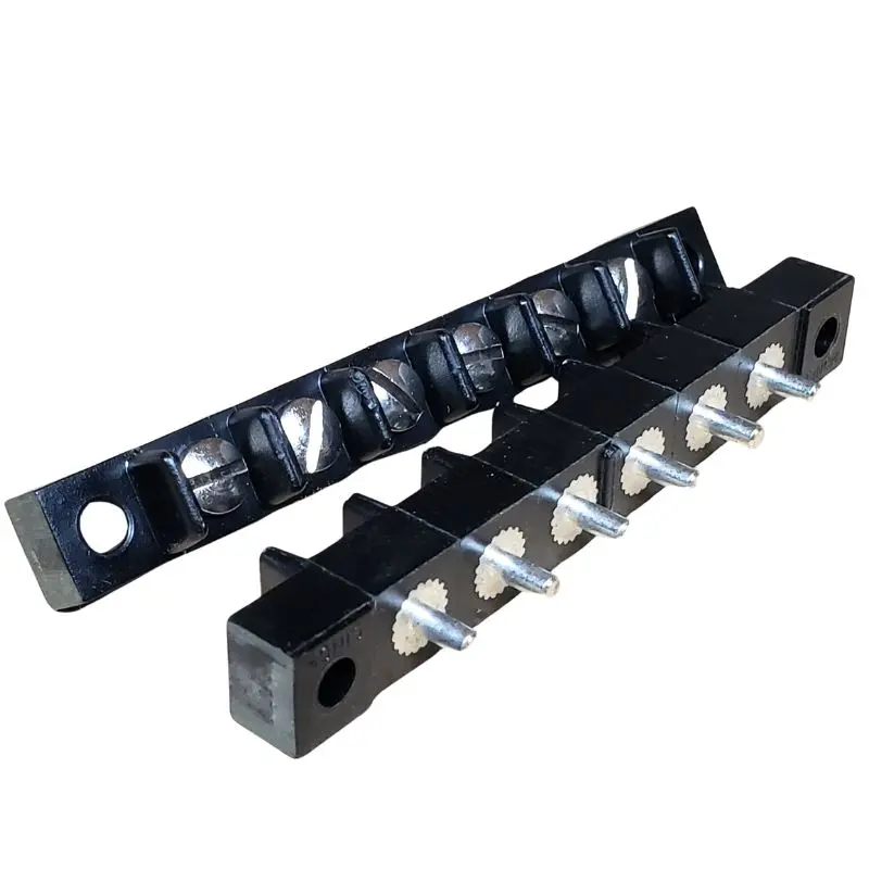 6-176-3 Barrier Strip Terminal Block – 6-Pole, 7.5 Mm Pitch, #5-40 Screws, 15A/250V 1