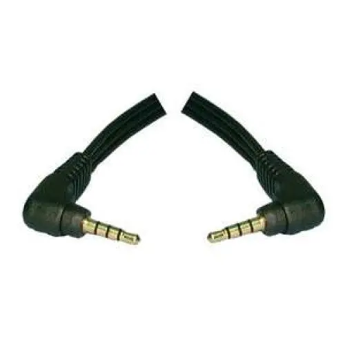 6-Foot 3.5Mm Trrs Audio Cable – 4-Conductor, Gold-Plated Plugs, Black Jacket 1