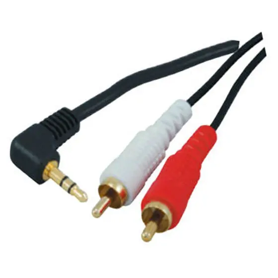 6-Foot Gold-Plated 3.5Mm Stereo To Dual Rca Audio Cable 1