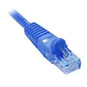 6-Foot Snagless Cat5E Blue Ethernet Patch Cord 1